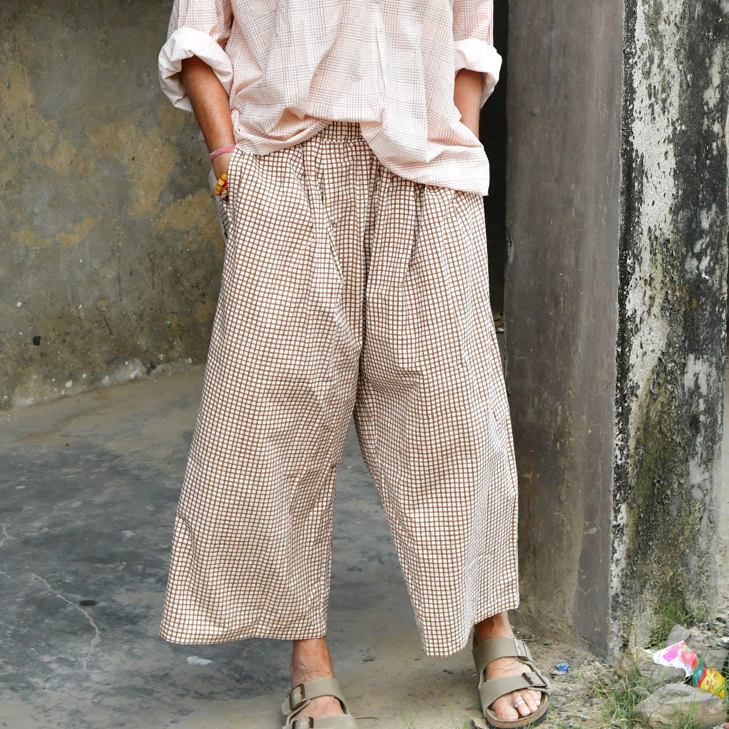 block print relaxed pant 20