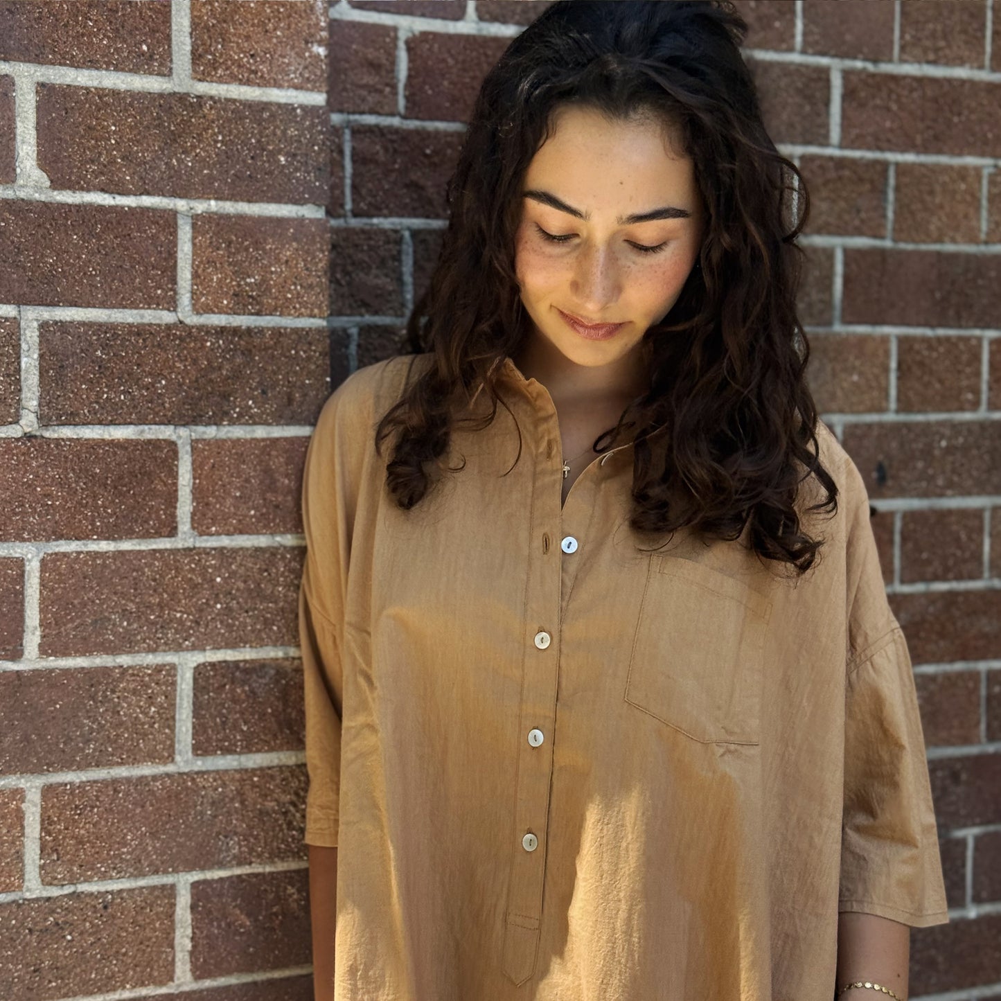 cotton collar dress 171