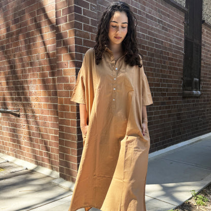 cotton collar dress 171