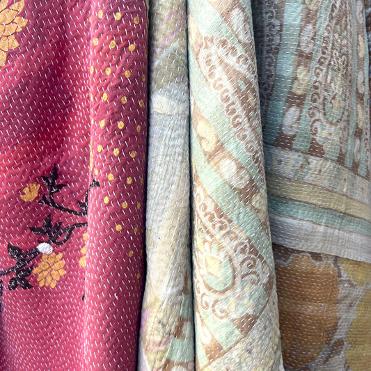 vintage kantha quilt