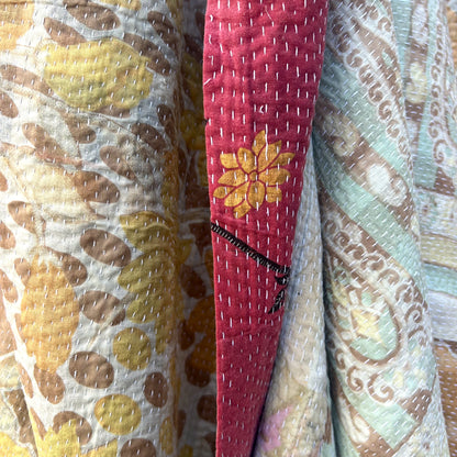 vintage kantha quilt