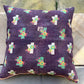 vintage kantha cushion