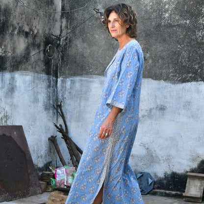 hand block printed kaftan 177