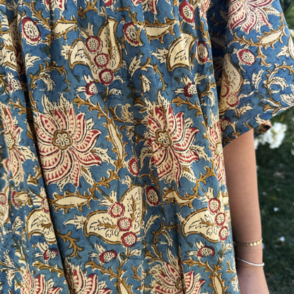 cotton batwing kalamkari dress 169