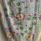 vintage embroidered, kantha quilt