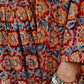 cotton collared  kalamkari dress 131