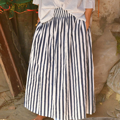 printed cotton skirt
