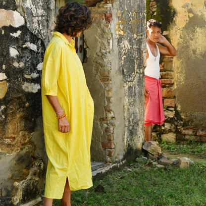 cotton collar dress 170