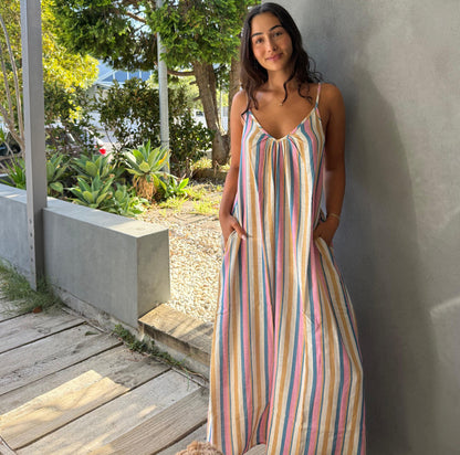 cotton strappy dress 182