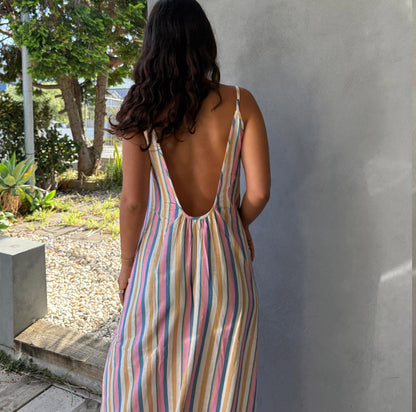 cotton strappy dress 182