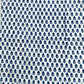 4 x block print tree cotton napkin blue and white